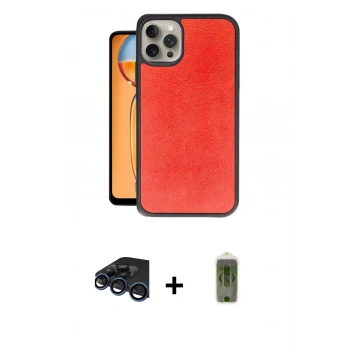 MARSİLYAN™- iPhone 15 Pro Max Kılıf Kıvılcım Işık Serisi - Siyah Joko Magic 5D Hayalet Cam + Raze Metal Kamera Lens - LT