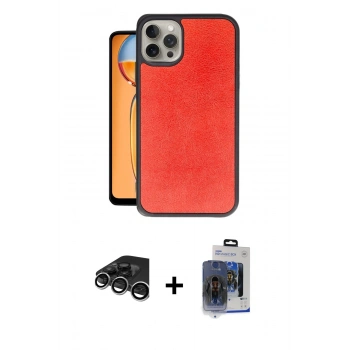 MARSİLYAN™- iPhone 15 Pro Max Kılıf Kıvılcım Işık Serisi - Siyah Vanessa Magic Cam + Raze Metal Kamera Lens - GS