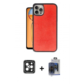 MARSİLYAN™- iPhone 15 Pro Max Kılıf Kıvılcım Işık Serisi - Siyah Vanessa Magic Cam + PVD Metal Kamera Lens - SH