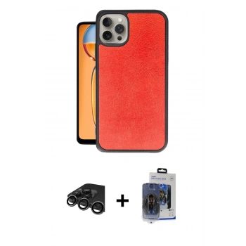 MARSİLYAN™- iPhone 15 Pro Max Kılıf Kıvılcım Işık Serisi - Siyah Vanessa Magic Cam + Raze Metal Kamera Lens - TMGI