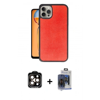 MARSİLYAN™- iPhone 15 Pro Max Kılıf Kıvılcım Işık Serisi - Siyah Vanessa Magic Cam + PVD Metal Kamera Lens - TU