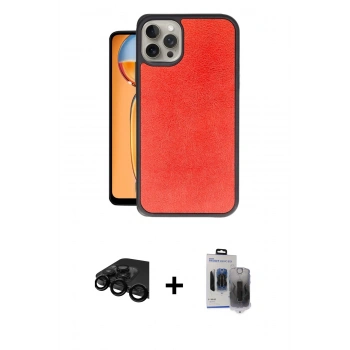 MARSİLYAN™- iPhone 15 Pro Max Kılıf Kıvılcım Işık Serisi - Siyah Vanessa Magic Hayalet Cam + Raze Metal Kamera Lens - SH