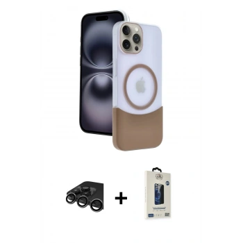 MARSİLYAN™- iPhone 15 Pro Max Kılıf Kozmos Form Özel Seri - Siyah Bilvis Hayalet Cam Ekran Koruyucu + Raze Metal Kamera Lens - TMGI