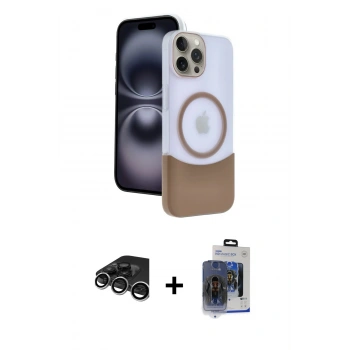 MARSİLYAN™- iPhone 15 Pro Max Kılıf Kozmos Form Özel Seri - Siyah Vanessa Magic Cam + Raze Metal Kamera Lens - GS