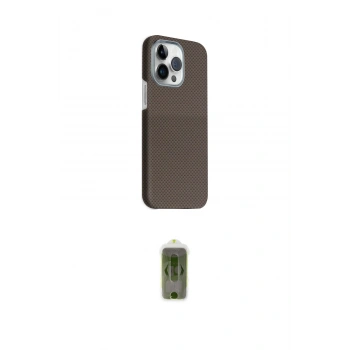 MARSİLYAN™- iPhone 15 Pro Max Kılıf Kozmos Klasik Prime - Siyah Joko Magic 5D Hayalet Cam