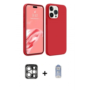 MARSİLYAN™- iPhone 15 Pro Max Kılıf Kozmos Yansıma Özel Seri - Siyah Joko Magic 5D Cam + PVD Metal Kamera Lens - GS