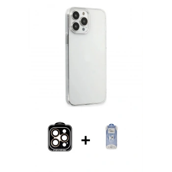 MARSİLYAN™- iPhone 15 Pro Max Kılıf Kutup Doku Koleksiyonu - Siyah Joko Magic 5D Cam + PVD Metal Kamera Lens - TU