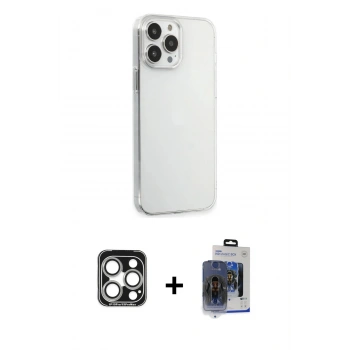 MARSİLYAN™- iPhone 15 Pro Max Kılıf Kutup Doku Koleksiyonu - Siyah Vanessa Magic Cam + PVD Metal Kamera Lens - GS