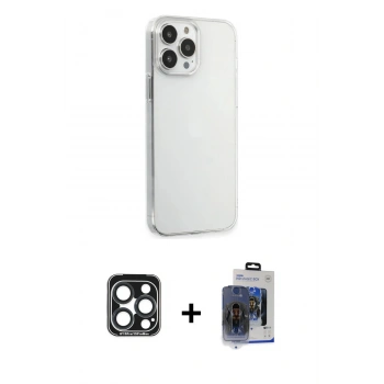 MARSİLYAN™- iPhone 15 Pro Max Kılıf Kutup Doku Koleksiyonu - Siyah Vanessa Magic Cam + PVD Metal Kamera Lens - LT