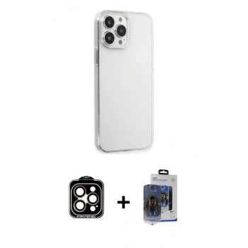 MARSİLYAN™- iPhone 15 Pro Max Kılıf Kutup Doku Koleksiyonu - Siyah Vanessa Magic Cam + PVD Metal Kamera Lens - TU