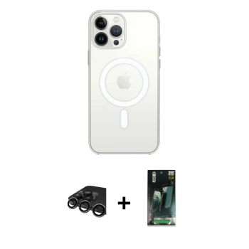 MARSİLYAN™- iPhone 15 Pro Max Kılıf Kutup Klasik Serisi - Siyah 360 Mat Full Body Arka Koruyucu + Raze Metal Kamera Lens - TMGI