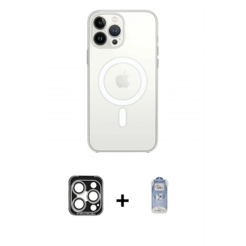 MARSİLYAN™- iPhone 15 Pro Max Kılıf Kutup Klasik Serisi - Siyah Joko Magic 5D Cam + PVD Metal Kamera Lens - GS