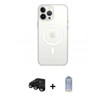 MARSİLYAN™- iPhone 15 Pro Max Kılıf Kutup Klasik Serisi - Siyah Joko Magic 5D Cam + Raze Metal Kamera Lens - SH