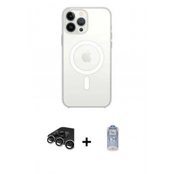 MARSİLYAN™- iPhone 15 Pro Max Kılıf Kutup Klasik Serisi - Siyah Joko Magic 5D Cam + Raze Metal Kamera Lens - GS