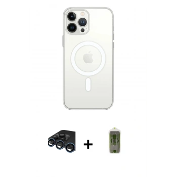 MARSİLYAN™- iPhone 15 Pro Max Kılıf Kutup Klasik Serisi - Siyah Joko Magic 5D Hayalet Cam + Raze Metal Kamera Lens - LT