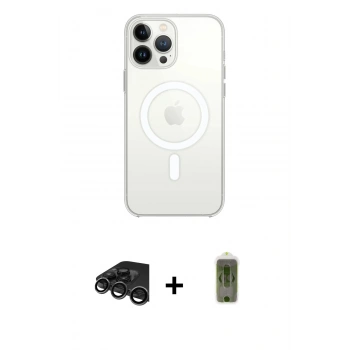 MARSİLYAN™- iPhone 15 Pro Max Kılıf Kutup Klasik Serisi - Siyah Joko Magic 5D Hayalet Cam + Raze Metal Kamera Lens - TMGI