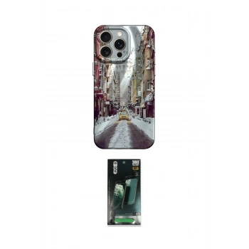 MARSİLYAN™- iPhone 15 Pro Max Kılıf Nova Doku Prime - Siyah 360 Mat Full Body Arka Koruyucu