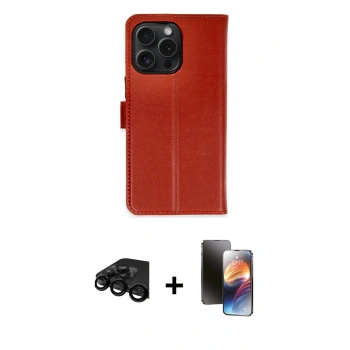 MARSİLYAN™- iPhone 15 Pro Max Kılıf Siluet Işık Serisi - Siyah 3D Antistatik Mat Seramik Nano Ekran Koruyucu + Raze Metal Kamera Lens - SH