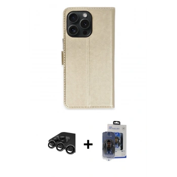 MARSİLYAN™- iPhone 15 Pro Max Kılıf Siluet Işık Serisi - Siyah Vanessa Magic Cam + Raze Metal Kamera Lens - TMGI