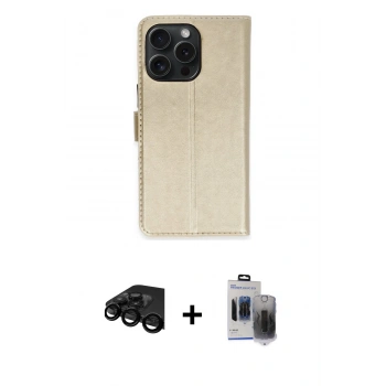 MARSİLYAN™- iPhone 15 Pro Max Kılıf Siluet Işık Serisi - Siyah Vanessa Magic Hayalet Cam + Raze Metal Kamera Lens - SH