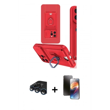 MARSİLYAN™- iPhone 15 Pro Max Kılıf Vadi Form Prime - Siyah 3D Antistatik Mat Seramik Nano Ekran Koruyucu + Raze Metal Kamera Lens - LT
