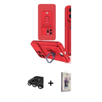 MARSİLYAN™- iPhone 15 Pro Max Kılıf Vadi Form Prime - Siyah Bilvis 3D Cam Ekran Koruyucu + Raze Metal Kamera Lens - TMGI