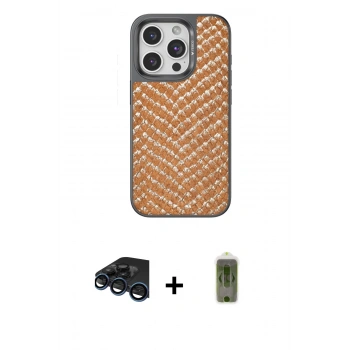 MARSİLYAN™- iPhone 15 Pro Max Kılıf Vadi Özel Seri - Siyah Joko Magic 5D Hayalet Cam + Raze Metal Kamera Lens - LT