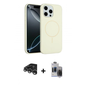 MARSİLYAN™- iPhone 15 Pro Max Kılıf Yankı Form Serisi - Siyah Vanessa Magic Hayalet Cam + Raze Metal Kamera Lens - GS