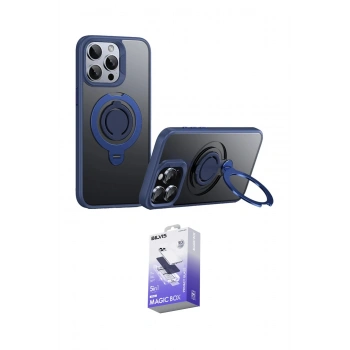 MARSİLYAN™- iPhone 15 Pro Max Kılıf Zirve Çizgi Prime - Siyah Bilvis 5in1 5D Magic Hayalet Cam Ekran Koruyucu