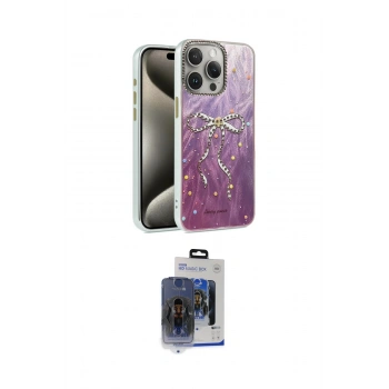 MARSİLYAN™- iPhone 15 Pro Max Kılıf Zirve Modern Prime - Siyah Vanessa Magic Cam