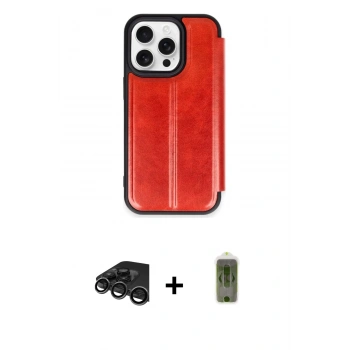 MARSİLYAN™- iPhone 15 Pro Max Kılıf Zirve Yansıma Serisi - Siyah Joko Magic 5D Hayalet Cam + Raze Metal Kamera Lens - TMGI