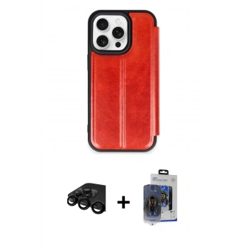 MARSİLYAN™- iPhone 15 Pro Max Kılıf Zirve Yansıma Serisi - Siyah Vanessa Magic Cam + Raze Metal Kamera Lens - SH