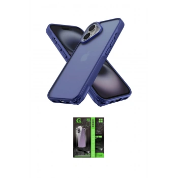 MARSİLYAN™- iPhone 16 Kılıf Atlas Form - Şeffaf 360 Full Body Arka Koruyucu