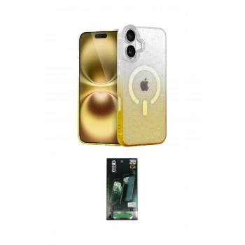 MARSİLYAN™- iPhone 16 Kılıf Eksen Minimal Özel Seri - Siyah 360 Mat Full Body Arka Koruyucu