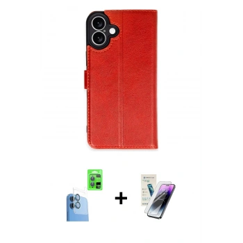 MARSİLYAN™- iPhone 16 Kılıf Siluet Işık Serisi - Şeffaf Pasifik Cam Ekran Koruyucu + Raze Metal Kamera Lens - LT