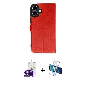 MARSİLYAN™- iPhone 16 Kılıf Siluet Işık Serisi - Siyah 3D Antistatik Seramik Nano Ekran Koruyucu + Bilvis Titan Kamera Lens - GS