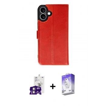 MARSİLYAN™- iPhone 16 Kılıf Siluet Işık Serisi - Siyah Bilvis 5in1 3D Magic Cam Ekran Koruyucu + Bilvis Titan Kamera Lens - PE