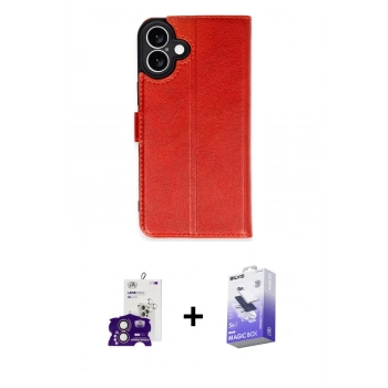 MARSİLYAN™- iPhone 16 Kılıf Siluet Işık Serisi - Siyah Bilvis 5in1 5D Magic Hayalet Cam Ekran Koruyucu + Bilvis Titan Kamera Lens - PE