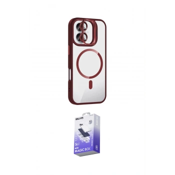 MARSİLYAN™- iPhone 16 Kılıf Yadigar Asil Koleksiyonu - Siyah Bilvis 5in1 5D Magic Hayalet Cam Ekran Koruyucu