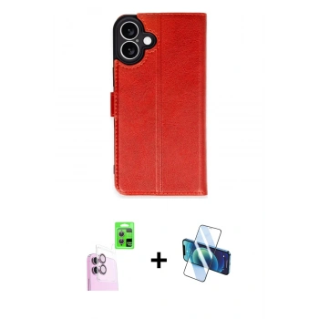 MARSİLYAN™- iPhone 16 Plus Kılıf Siluet Işık Serisi - Siyah 3D Antistatik Seramik Nano Ekran Koruyucu + Raze Metal Kamera Lens - PE