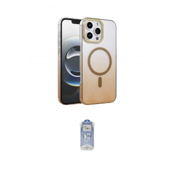 MARSİLYAN™- iPhone 16 Pro Kılıf Ahenk Doku Özel Seri - Siyah Joko Magic 5D Cam