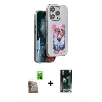 MARSİLYAN™- iPhone 16 Pro Kılıf İz Minimal Koleksiyonu - Siyah 360 Mat Full Body Arka Koruyucu + Raze Metal Kamera Lens - CLTM