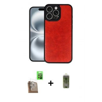 MARSİLYAN™- iPhone 16 Pro Kılıf Kıvılcım Işık Serisi - Siyah Joko Magic 5D Hayalet Cam + Raze Metal Kamera Lens - CLTM