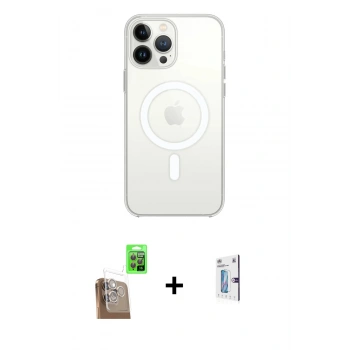 MARSİLYAN™- iPhone 16 Pro Kılıf Kutup Klasik Serisi - Siyah Bilvis 0.18mm Plus Cam Ekran Koruyucu + Raze Metal Kamera Lens - CLTM