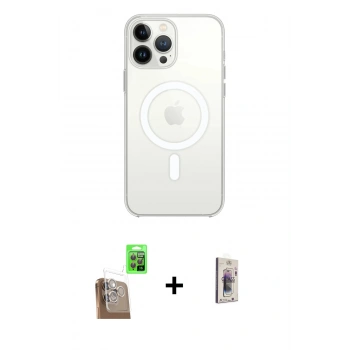MARSİLYAN™- iPhone 16 Pro Kılıf Kutup Klasik Serisi - Siyah Bilvis 3D Cam Ekran Koruyucu + Raze Metal Kamera Lens - CLTM