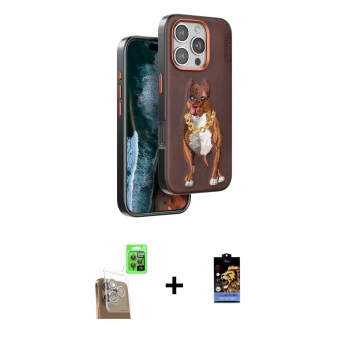 MARSİLYAN™- iPhone 16 Pro Kılıf Nova Form Koleksiyonu - Siyah Buffer Hayalet Cam Ekran Koruyucu + Raze Metal Kamera Lens - CLTM