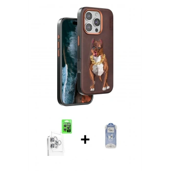 MARSİLYAN™- iPhone 16 Pro Kılıf Nova Form Koleksiyonu - Siyah Joko Magic 5D Cam + Raze Metal Kamera Lens - BZ