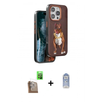 MARSİLYAN™- iPhone 16 Pro Kılıf Nova Form Koleksiyonu - Siyah Joko Magic 5D Cam + Raze Metal Kamera Lens - CLTM