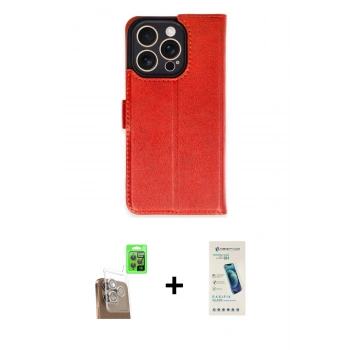 MARSİLYAN™- iPhone 16 Pro Kılıf Siluet Işık Serisi - Şeffaf Pasifik Cam Ekran Koruyucu + Raze Metal Kamera Lens - CLTM