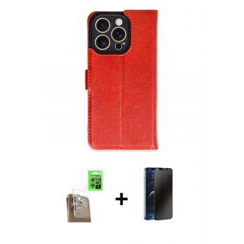 MARSİLYAN™- iPhone 16 Pro Kılıf Siluet Işık Serisi - Siyah 3D Antistatik Hayalet Cam Ekran Koruyucu + Raze Metal Kamera Lens - CLTM